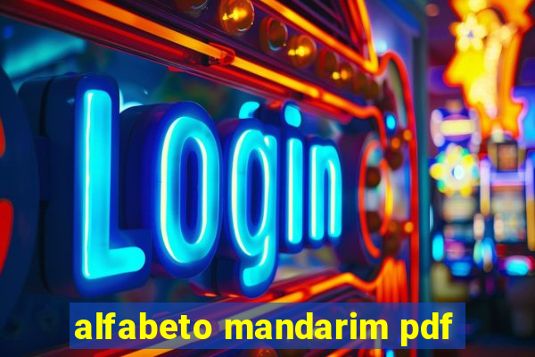 alfabeto mandarim pdf